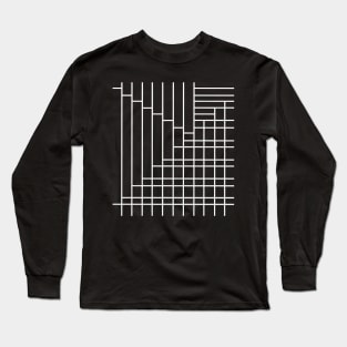 Fuzz outline Black Long Sleeve T-Shirt